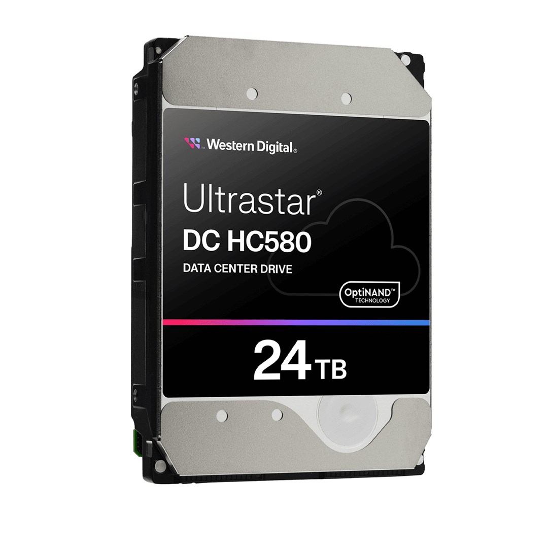 Western Digital Ultrastar DC HC580 internal hard drive 24 TB 7200 RPM 512 MB 3.5" SAS