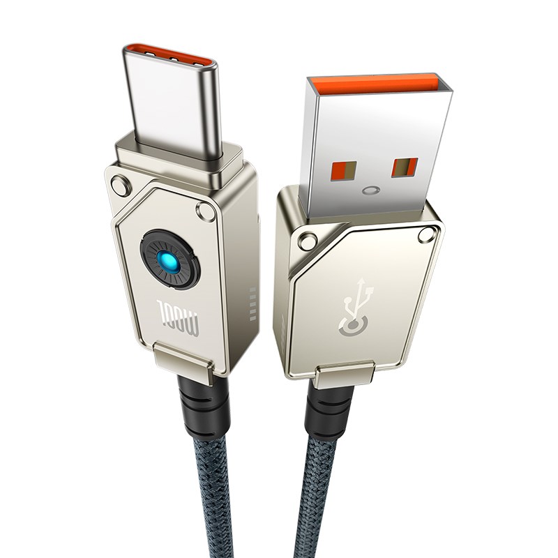 Baseus Unbreakable USB A to USB C cable 2 m 100 W White