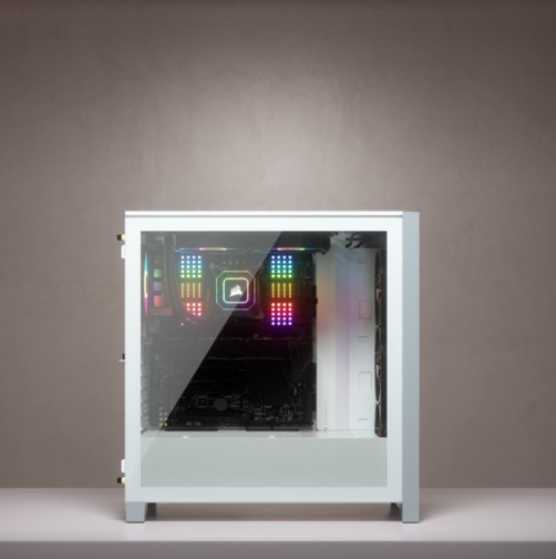 Corsair iCUE 4000X RGB Midi Tower White