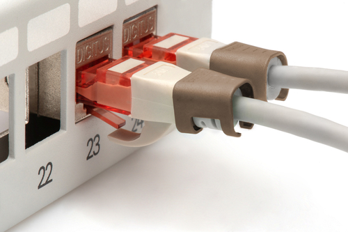 Digitus Color clips for Patch cable - Brown