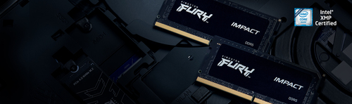 Kingston Technology FURY 32GB 6400MT/s DDR5 CL38 SODIMM (Kit of 2) Impact XMP