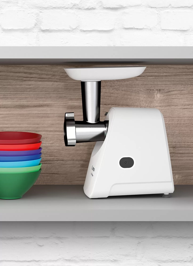 Bosch MFW2520W mincer 1500 W Stainless steel, White