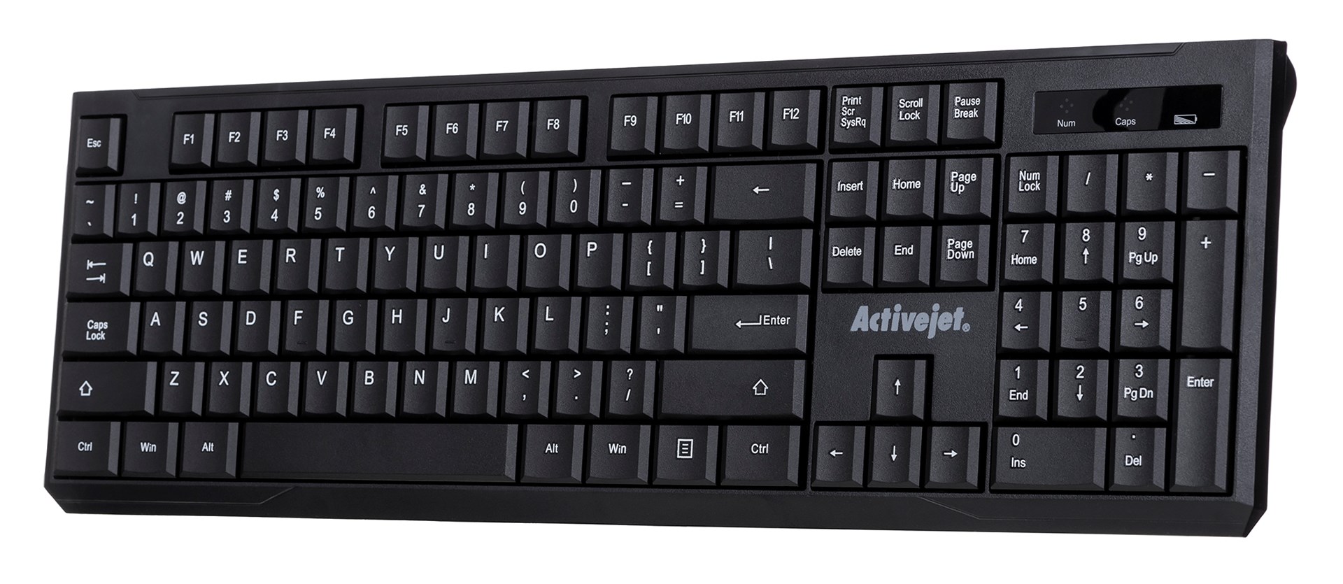 Activejet Wireless keyboard K-3911W, battery-powered 1x 1.5V AAA