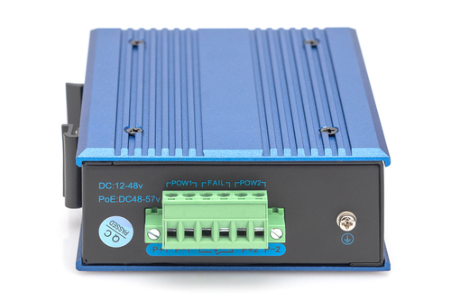 Digitus 4 Port Gigabit Network PoE Switch, Industrial, Unmanaged, 1 RJ45 Uplink