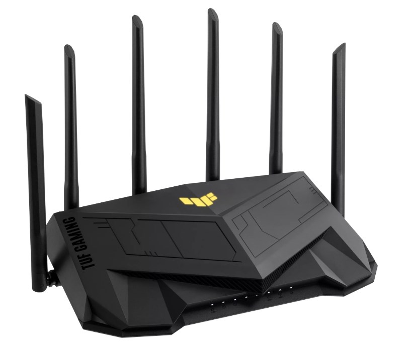 ASUS TUF Gaming AX6000 (TUF-AX6000) wireless router Gigabit Ethernet Dual-band (2.4 GHz / 5 GHz) Black