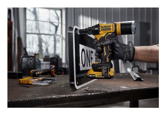 DeWALT DCF403NT-XJ power rivet tool Black  Yellow 2.4 3.2 4 4.8 mm 10000 kN