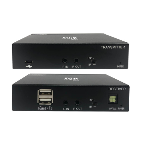 Tripp Lite B127A-1A1-BDBH DisplayPort to HDMI over Cat6 Extender Kit, KVM Support, 4K 60Hz, 4:4:4, USB, PoC, HDCP 2.2, 230 ft., TAA