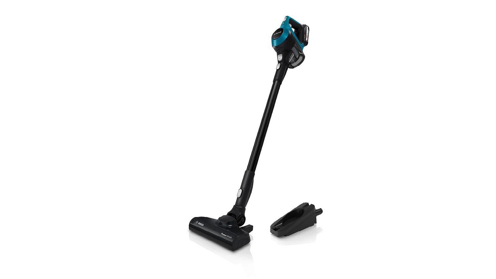 Bosch Serie 6 BBS611LAG stick vacuum/electric broom 2-in-1 stick vacuum Battery Dry Bagless 0.3 L Blue 2.5 Ah