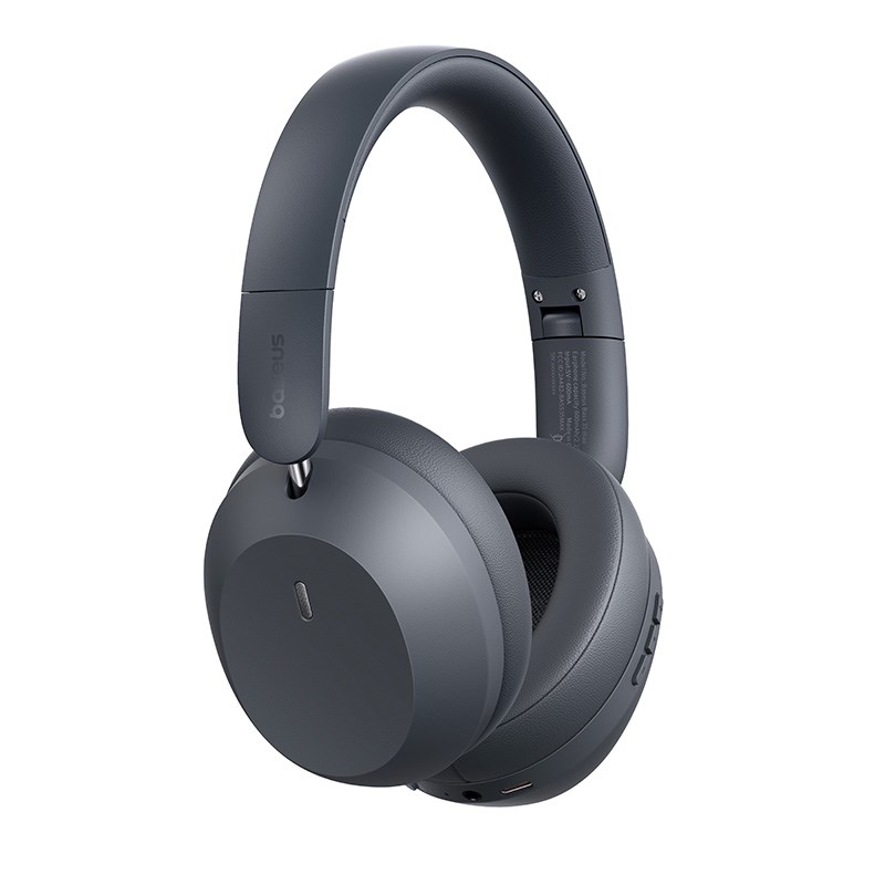 Baseus Bass 35 Max Headphones Wired & Wireless Head-band Music USB Type-C Bluetooth Grey