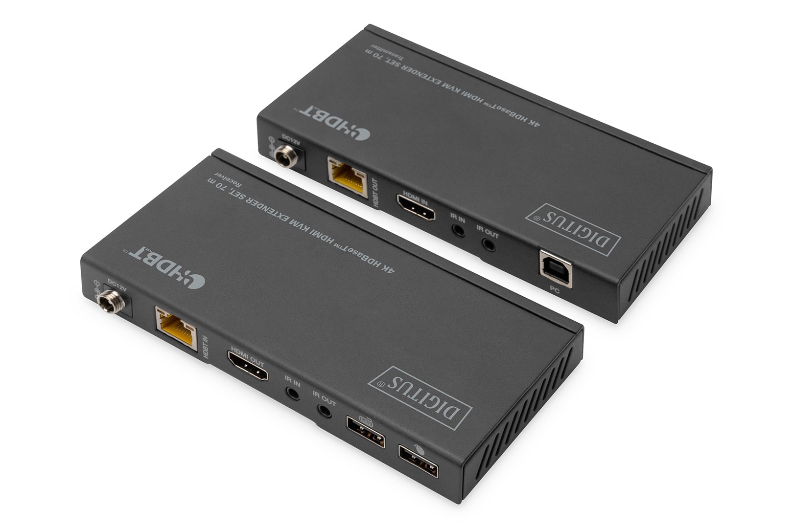 Digitus 4K HDBaseT™ HDMI KVM Extender Set, 70 m