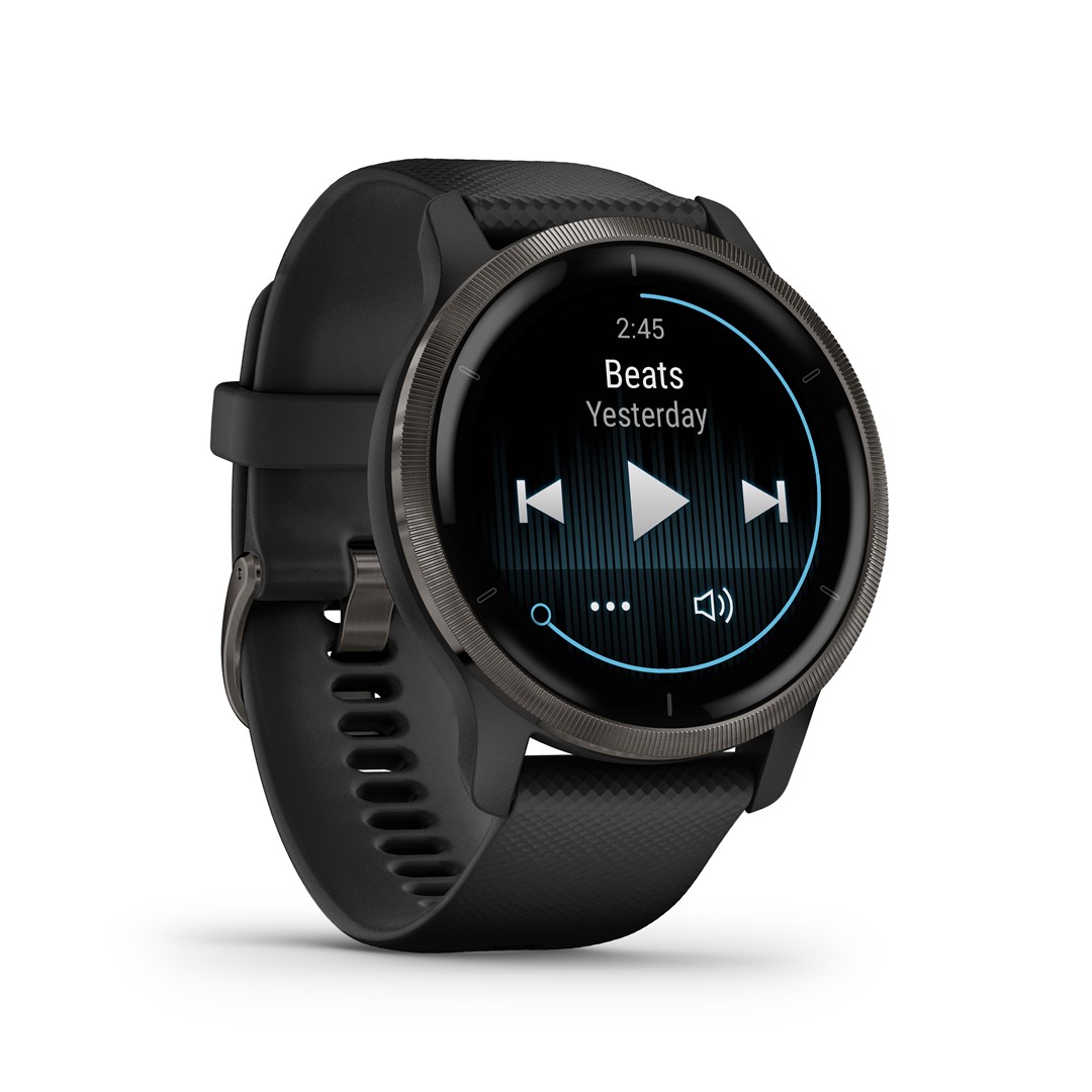 Garmin Venu 2 3.3 cm (1.3") AMOLED 45.4 mm Digital 416 x 416 pixels Touchscreen Wi-Fi GPS (satellite)