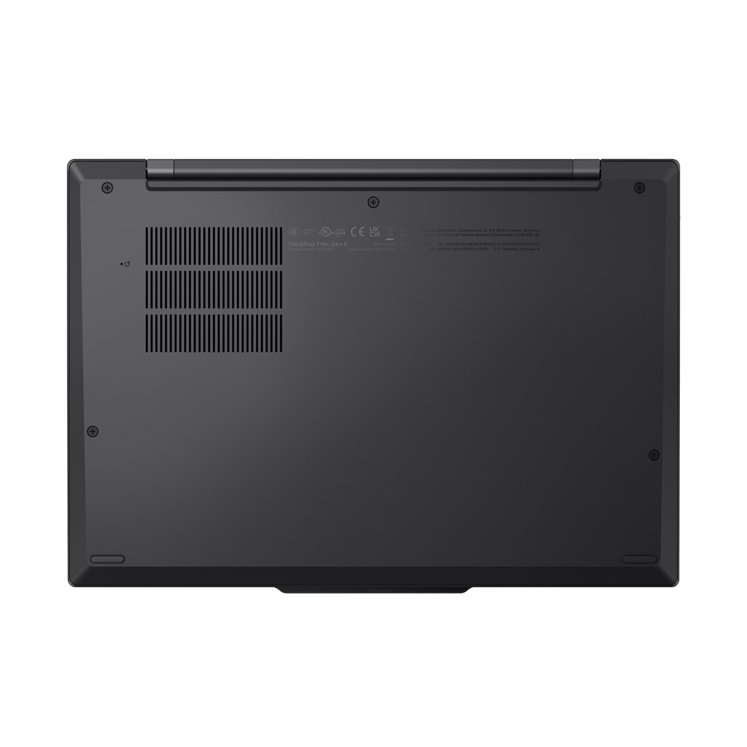Lenovo ThinkPad T14s Gen 6 (Intel) Copilot+ PC Intel Core Ultra 5 228V Laptop 35.6 cm (14") WUXGA 32 GB LPDDR5x-SDRAM 512 GB SSD Wi-Fi 7 (802.11be) Windows 11 Pro English Black