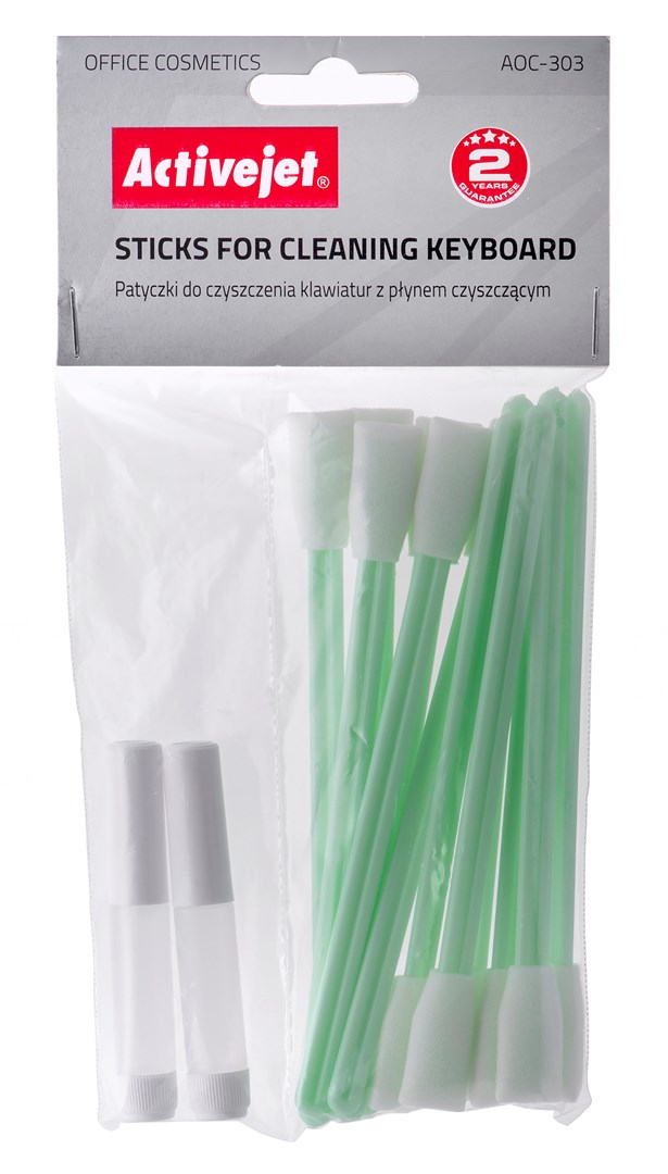 Activejet AOC-303 sticks for cleaning keyboards (12 pcs) with liquid