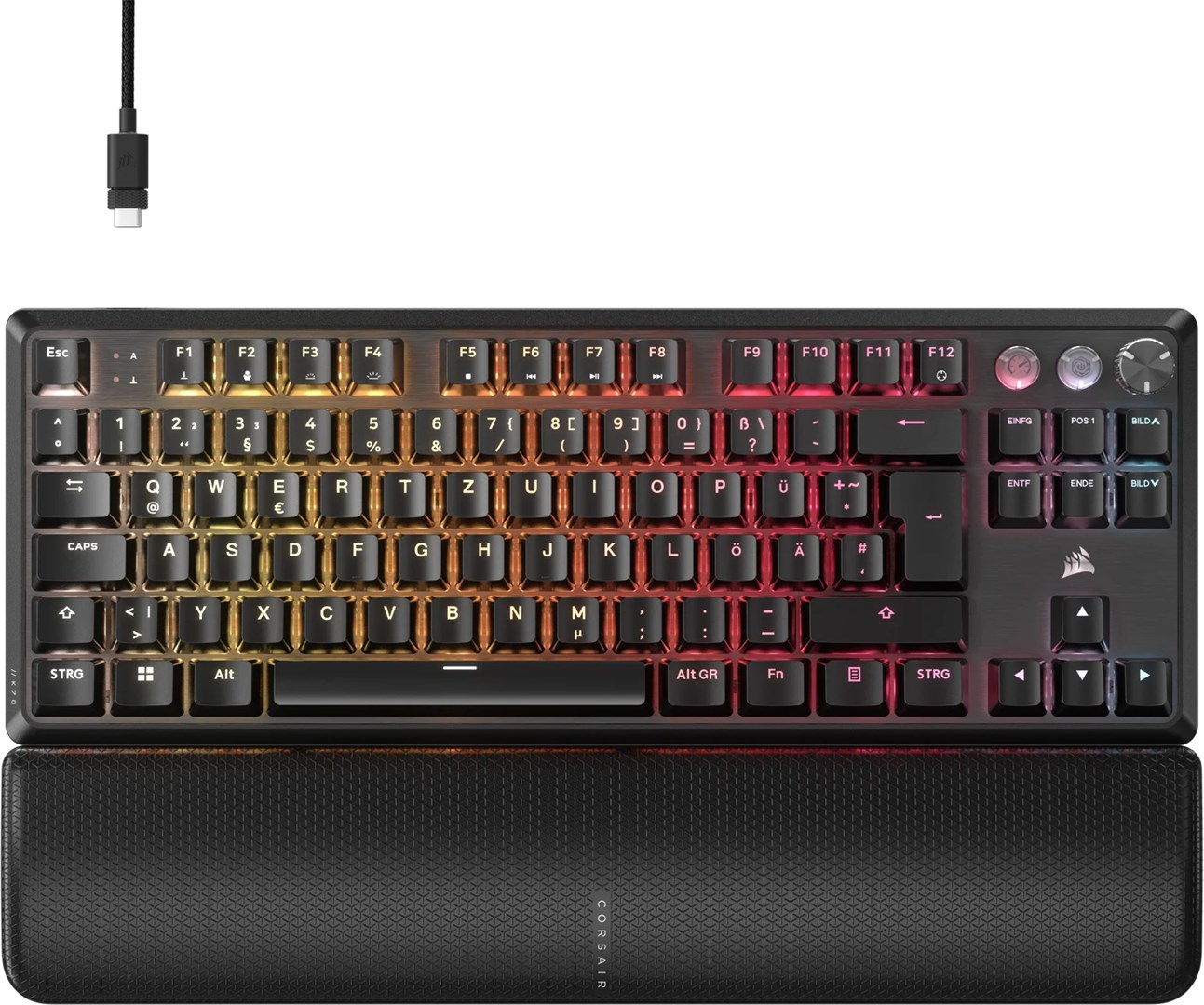Gaming Keyboard Corsair K70 Pro TKL, TKL (80%), ISO (DE)