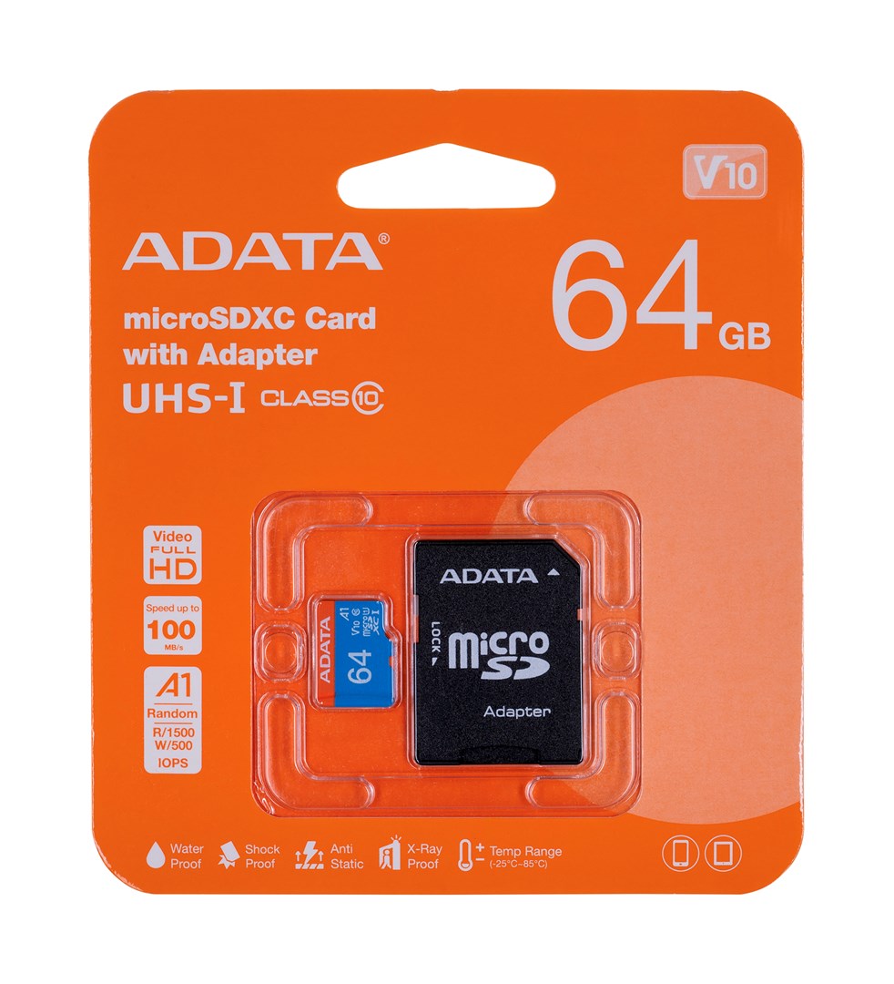 ADATA 64GB, microSDH...