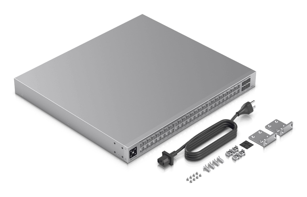 Ubiquiti UniFi Pro Max 48 PoE Managed L3 Gigabit Ethernet (10/100/1000) Power over Ethernet (PoE) 1U Grey