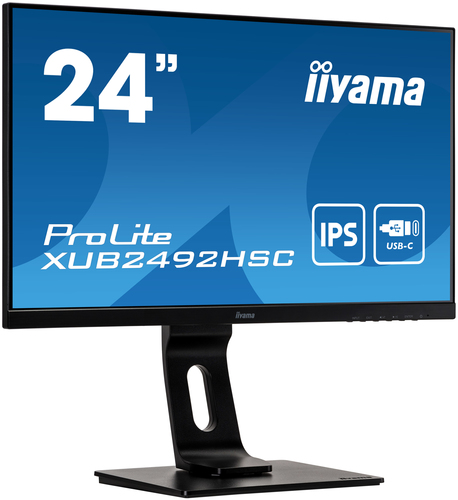 iiyama ProLite XUB2492HSC-B1-STD computer monitor 60.5 cm (23.8") 1920 x 1080 pixels Full HD LCD Black