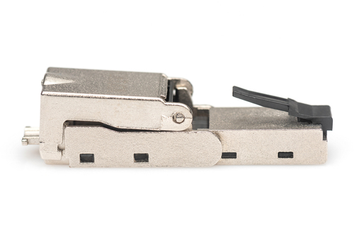 Digitus CAT 6A field connector, angled, STP with dust cap, bend protection