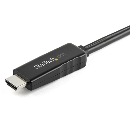 StarTech.com 3ft (1m) HDMI to Mini DisplayPort Cable 4K 30Hz - Active HDMI to mDP Adapter Converter Cable with Audio - USB Powered - Mac & Windows - Male to Male Video Adapter Cable