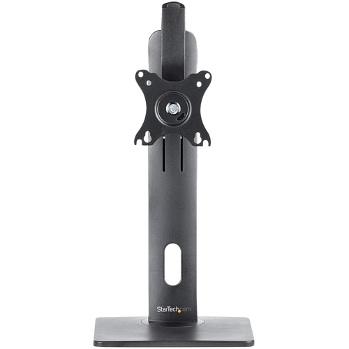 StarTech.com Free Standing Single Monitor Mount - Height Adjustable Monitor Stand - For VESA Mount Displays up to 32" (15lb/7kg) - Ergonomic Monitor Stand for Desk - Tilt/Swivel/Rotate