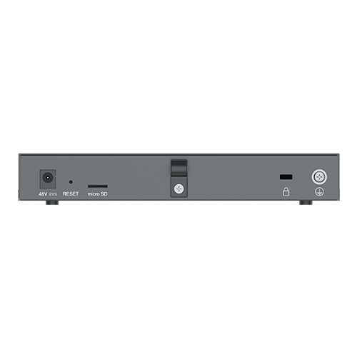 Grandstream Networks GCC6010 network switch Gigabit Ethernet (10/100/1000) Power over Ethernet (PoE) Black, Silver