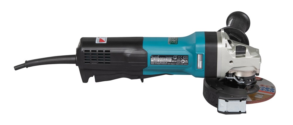 MAKITA GRINDER ANGLE.125mm GA5093X01 1900W PADDLE SWITCH REG. RPM BRAKE