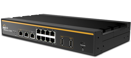 Peplink Balance 310X wired router 2.5 Gigabit Ethernet Black