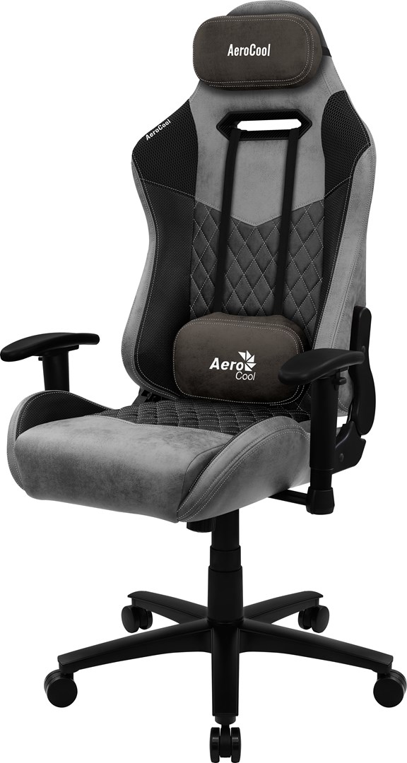Aerocool DUKE AeroSuede Universal gaming chair Black Grey