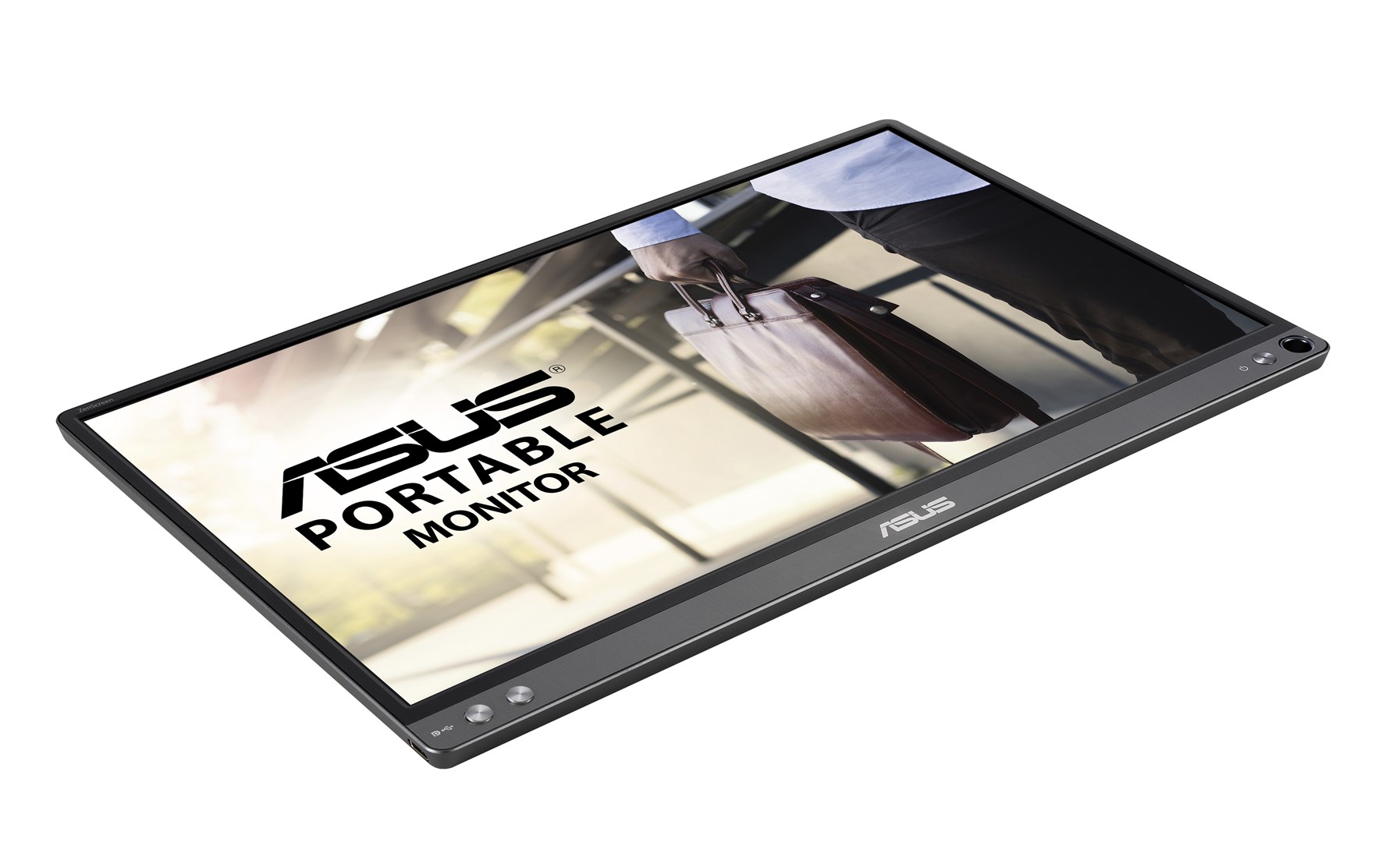 ASUS ZenScreen MB16ACE LED display 39.6 cm (15.6") 1920 x 1080 pixels Full HD Grey
