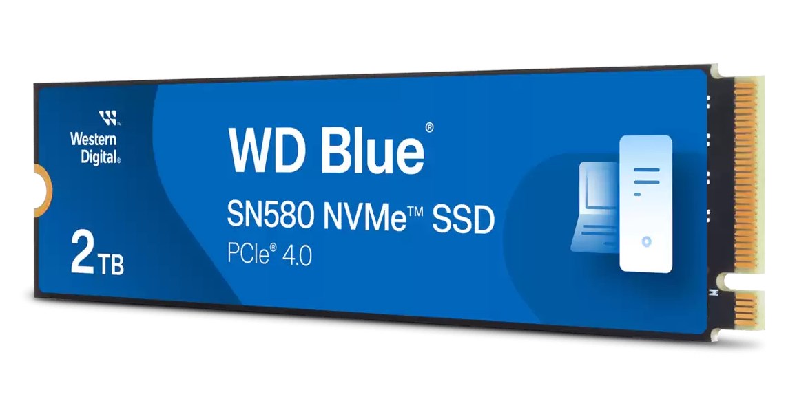 Western Digital Blue SN580 2 TB M.2 PCI Express 4.0 NVMe TLC