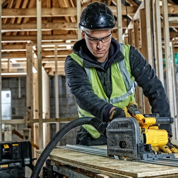 DEWALT DCS520T2 portable circular saw 54V 2x XR FLEXVOLT 6Ah TSTAK Black  Yellow