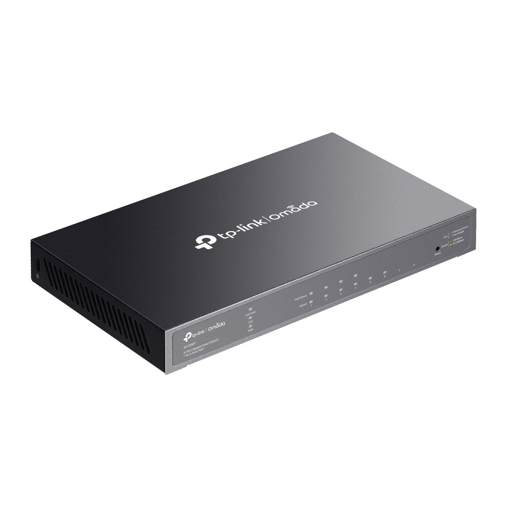 TP-Link JetStream 8-Port Gigabit Smart Switch with 4-Port PoE+