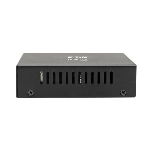 Tripp Lite N785-INT-PSFP Gigabit SFP Fiber to Ethernet Media Converter, POE+, International Power Cables, 10/100/1000 Mbps