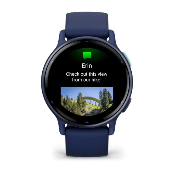 Garmin Vivoactive 5 3.05 cm (1.2") AMOLED Digital 390 x 390 pixels Touchscreen Blue Wi-Fi GPS (satellite)