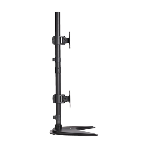 Tripp Lite DDR1527SDC Dual Vertical Flat-Screen Desk Stand/Clamp Mount, 15 in. to 27 in. Flat-Screen Displays