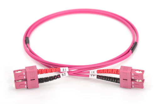Digitus Fiber Optic Multimode Patch Cord, OM4, SC / SC