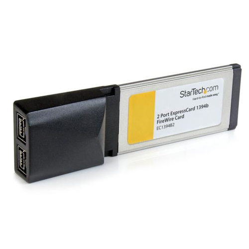 StarTech.com 2 Port ExpressCard 1394b FireWire Laptop Adapter Card