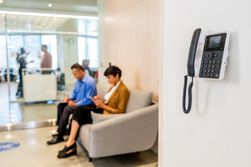 Poly Edge E100 IP Phone and PoE-enabled