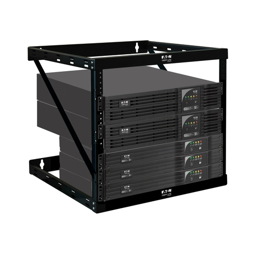 Tripp Lite SRWO12UHD SmartRack 12U Heavy-Duty Flat-Pack Low-Profile Switch-Depth Wall-Mount 2-Post Open Frame Rack