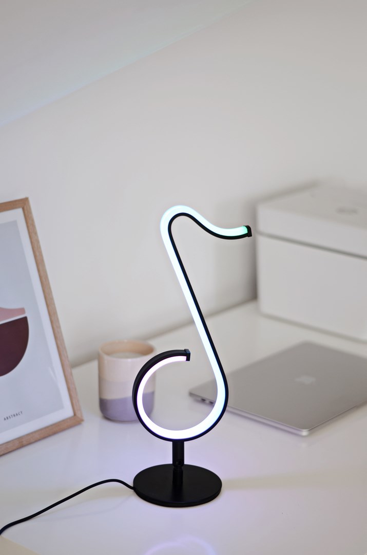 Activejet MELODY RGB LED music decoration lamp with remote control and app  Bluetooth