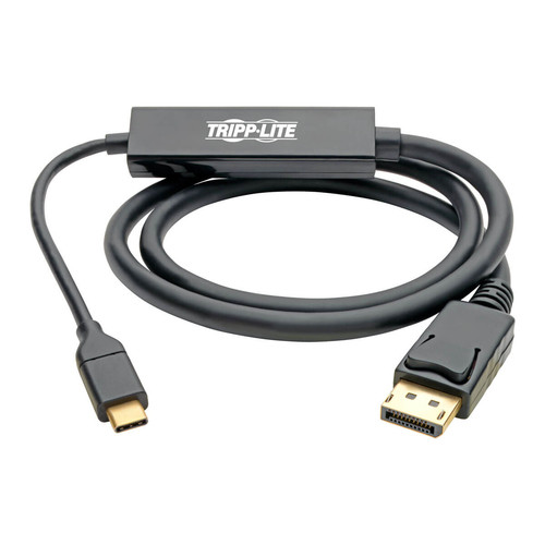 Tripp Lite U444-003-DP USB-C to DisplayPort Active Adapter Cable (M/M), 4K 60 Hz, 3 ft. (0.9 m)