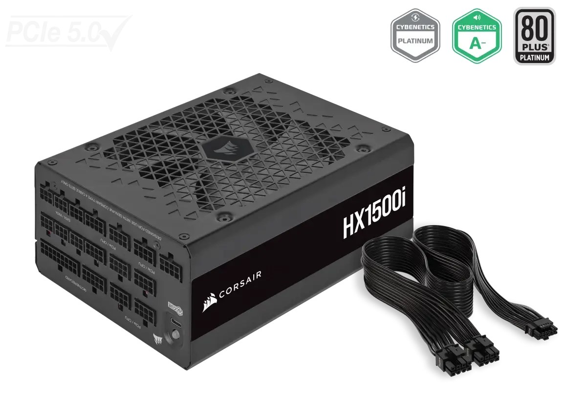 Corsair HXi Series HX1500i power supply unit 1500 W 24-pin ATX ATX Black