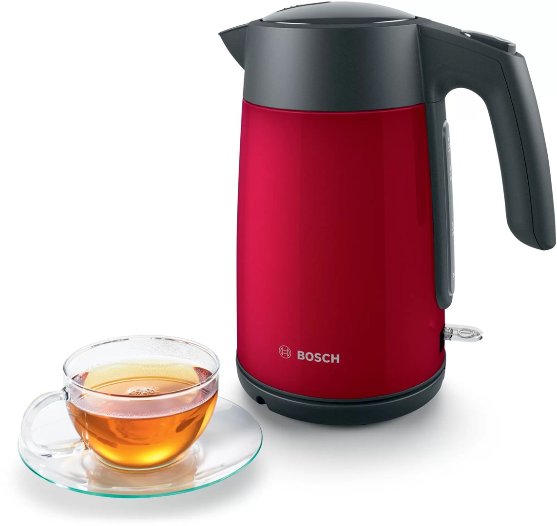 Electric kettle Bosch TWK 7L464  2400 W  1.7 l Red
