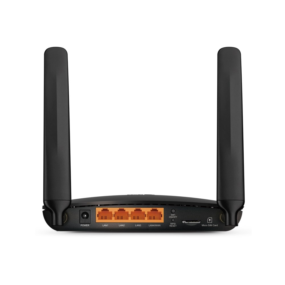 TP-Link Archer MR200 Wireless Router Fast Ethernet Dual-band (2.4GHz/5GHz) 4G Black