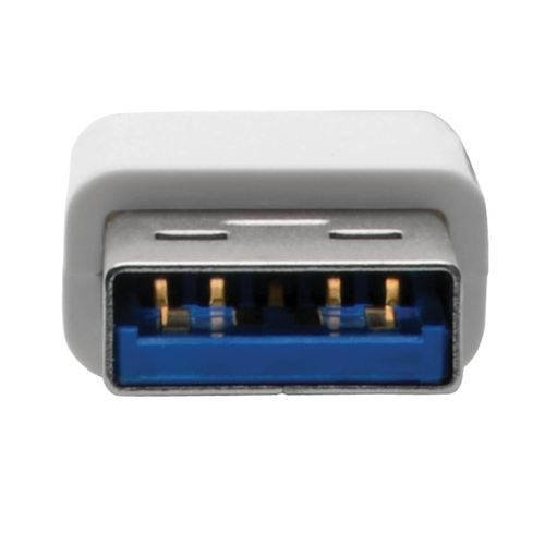 Tripp Lite U336-000-GBW USB 3.0 to Gigabit Ethernet NIC Network Adapter - 10/100/1000 Mbps, White