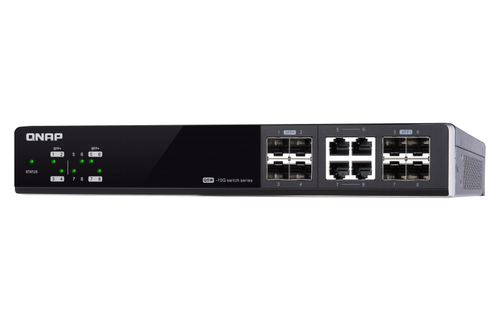 QNAP QSW-M804-4C network switch Managed 10G Ethernet (100/1000/10000) Black