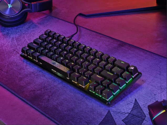 Corsair K65 PRO MINI keyboard Gaming USB QWERTZ German Black