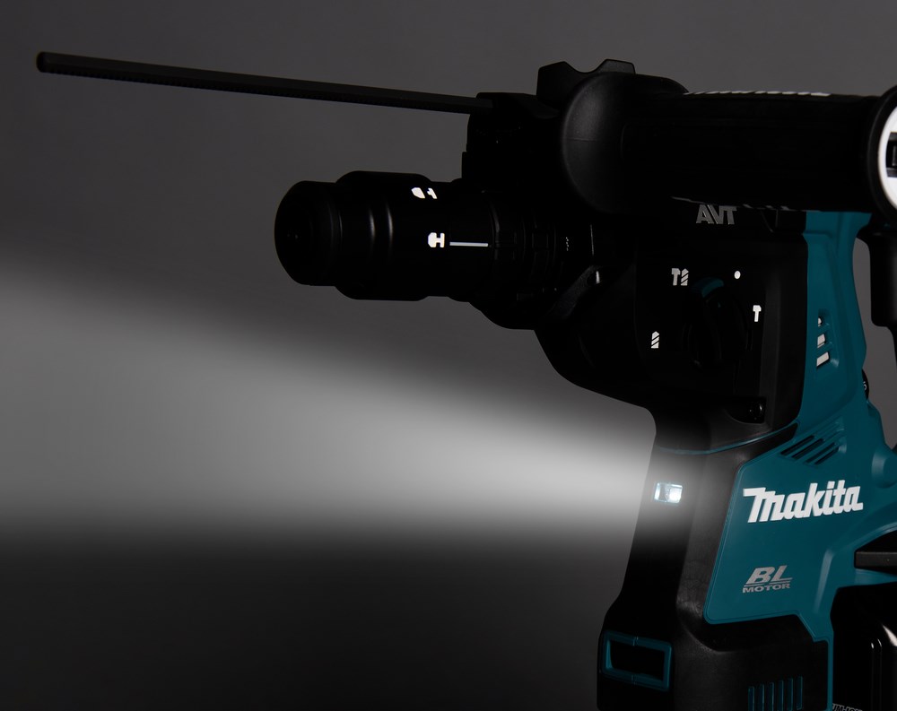 Makita Hammer Drill 2x18V DHR281PT2J 2.9J 2x5.0Ah BL + handle
