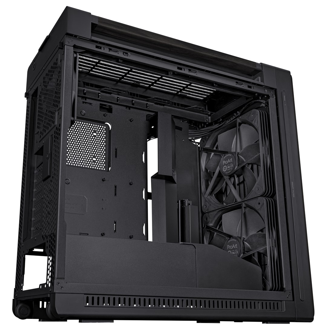 ASUS ProArt PA602 Wood Edition Midi Tower Black