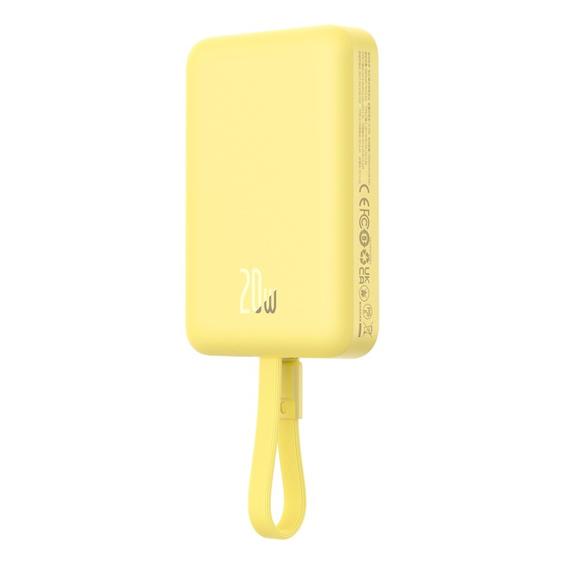 Baseus P10022109Y23-00 Lithium polymer (LiPo) power bank 10000 mAh Wireless charging Yellow
